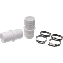 Waterman Schlauchverbinder Ø 32mm Auf 38mm, 2 Er Pack Inkl. Schlauchklemmen 2x Tüllen 38/32 Mm, + 4 Schellen
