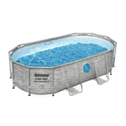 Bestway Power Steel Swim Vista - Frame Pool Komplettset 427 X 250 X 100 Cm (56714GS)