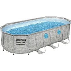 ​Bestway Power Steel Swim Vista Series Frame Pool, Komplettset, Oval, 549 X 274 X 122 Cm (56716GS)