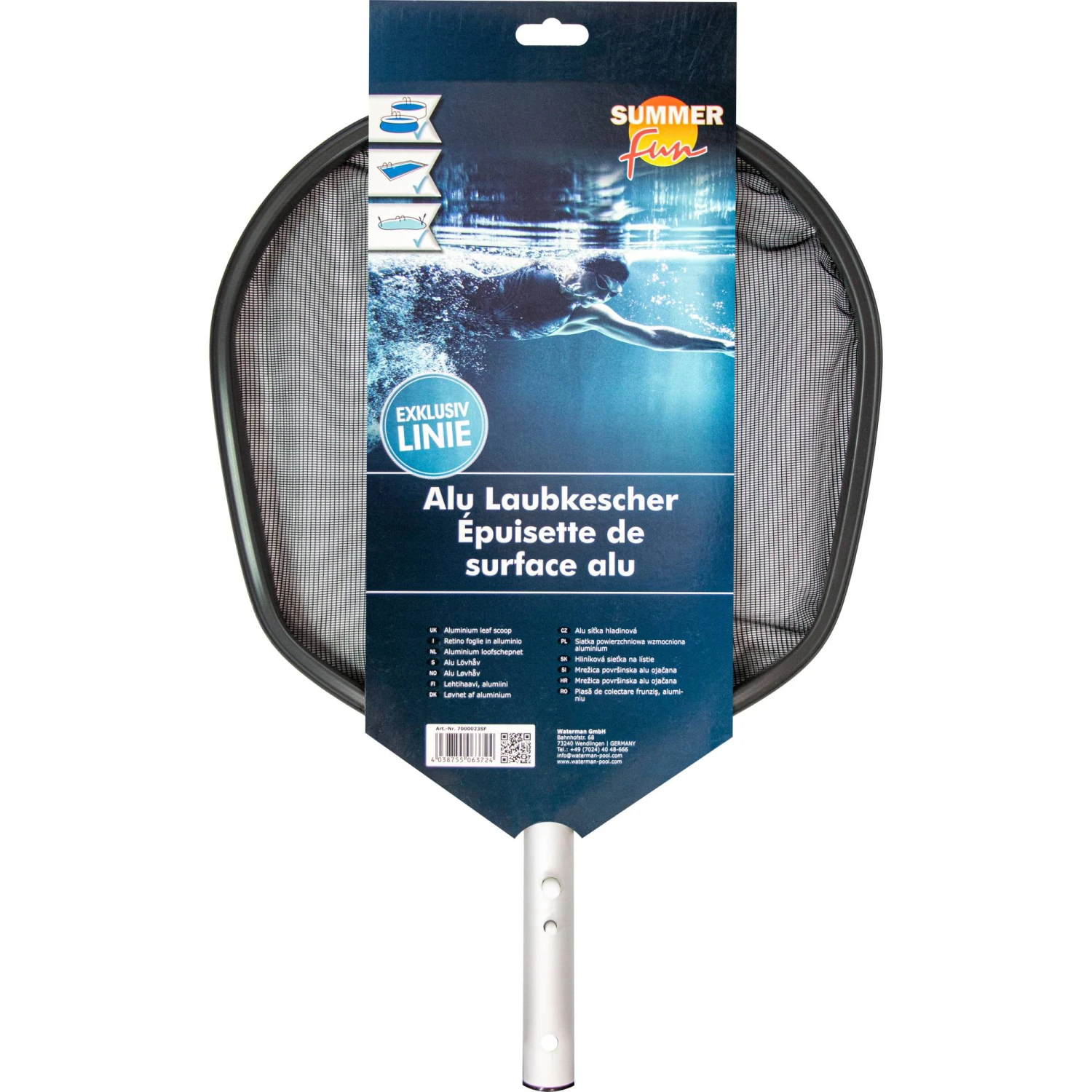 Exklusiv Summer Fun Zubehör Alu Laubkescher 1 Exklusiv Summer Fun Zubehör Alu Laubkescher