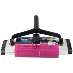 Profi Bodensauger Rechteckig Silber/schwarz