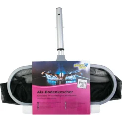 Profi Bodenkescher Silber/schwarz