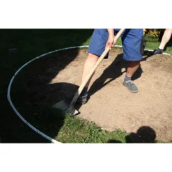 Waterman Stahlwandpool Rund 460x120cm, Stahl 0,45mm Steinoptik, Folie 0,3mm Blau, Overlap -Pool Welt Verkaufe Aufbau Stahlwandpool Eco Dekor Pools 1