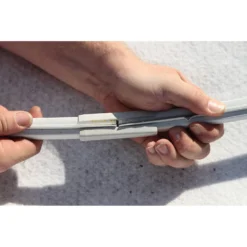 Waterman Stahlwandpool Rund 460x120cm, Stahl 0,45mm Steinoptik, Folie 0,3mm Blau, Overlap -Pool Welt Verkaufe Aufbau Stahlwandpool Eco Dekor Pools 3