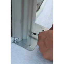 Waterman Stahlwandpool Rund 460x120cm, Stahl 0,45mm Steinoptik, Folie 0,3mm Blau, Overlap -Pool Welt Verkaufe Aufbau Stahlwandpool Eco Dekor Pools 6