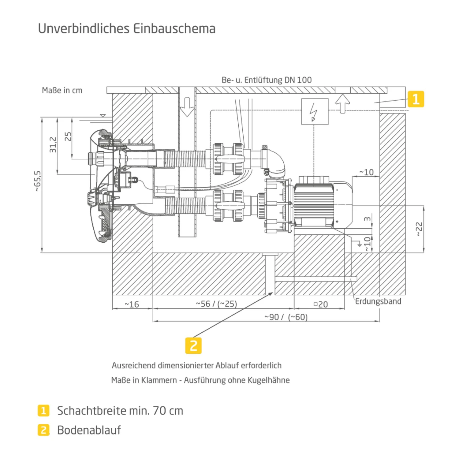 Speck Gegenstromanlage Badu Jet Wave Weiss Fertigmontagesatz, 400/230 V – Bild 2
