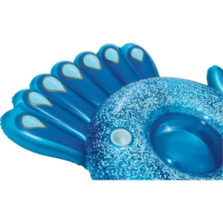 Bestway 41101 Pretty Peacock Schwimmtier 198x164 Cm Zum Aufblasen -Pool Welt Verkaufe Bestway aufblasbarer Pfau Detail Schwanz