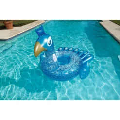 Bestway 41101 Pretty Peacock Schwimmtier 198x164 Cm Zum Aufblasen -Pool Welt Verkaufe Bestway aufblasbarer Pfau solo im wasser
