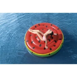 Bestway Watermelon Island Badeinsel Ø 188 Cm 6 Bestway Watermelon Island Badeinsel Ø 188 Cm -Pool Welt Verkaufe Bestway schwimmende Melone zum aufblasen mit frau