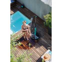 Dusche Sunny Style Premium 8l, Aquamarin -Pool Welt Verkaufe Dusche Sunny Premium Style von oben n