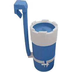 Waterman Stahlwandpool Set (3-Teilig) Rund 450x90 Cm, Stahl 0,3 Mm Weiß, Folie 0,2 Mm Blau, Overlap -Pool Welt Verkaufe Einhaengekartuschenfilter Skimmy2 3