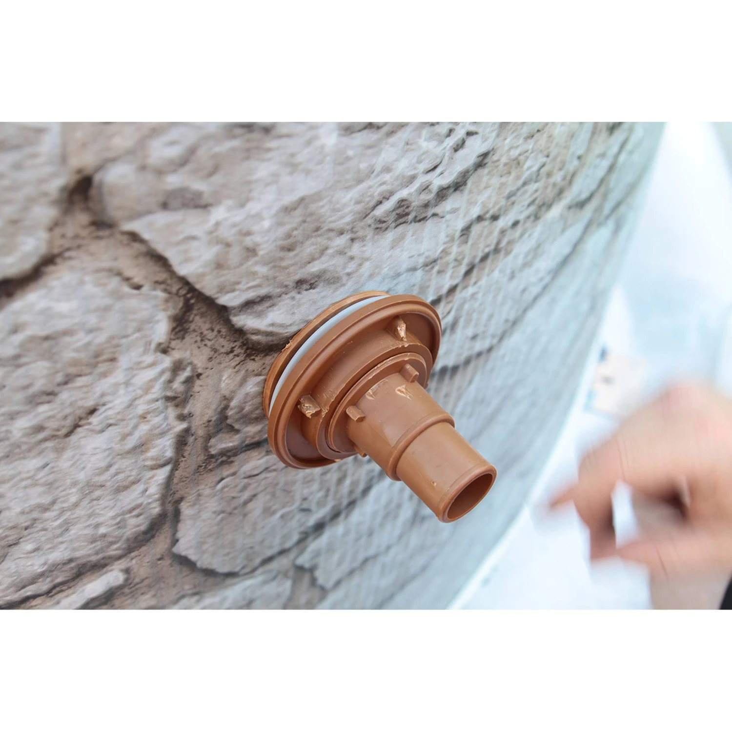 Waterman Einbauskimmer Standard Braun Inklusive Einlaufdüse 3 Waterman Einbauskimmer Standard Braun Inklusive Einlaufdüse – Bild 3