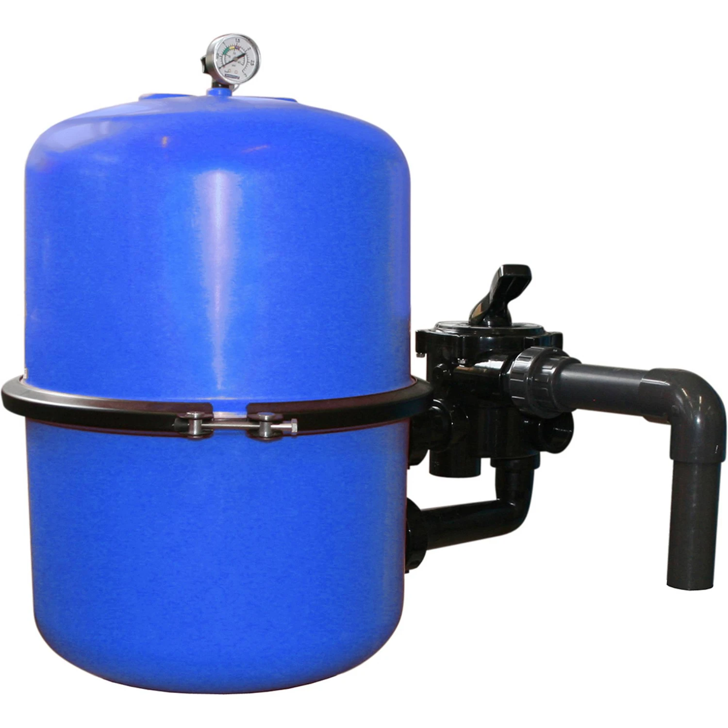 Waterman Filterkessel D 400 Mm Aus PP, Hellblaugeteilt, Inkl. Manometer 1 Waterman Filterkessel D 400 Mm Aus PP, Hellblaugeteilt, Inkl. Manometer