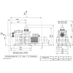 Filterpumpe Aqua Plus 11 -Pool Welt Verkaufe Filterpumpe Aqua Plus 04 2