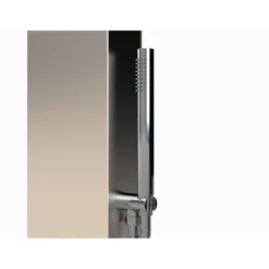 SUMMER FUN Gartendusche MONTSERAT, V2A Edelstahl, Ohne Plattform -Pool Welt Verkaufe Handbrause