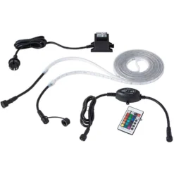 Heissner SMART LIGHT Unterwasser-LED-Band, RGB, 5m, Inkl. Transformator Und RGB-Controller