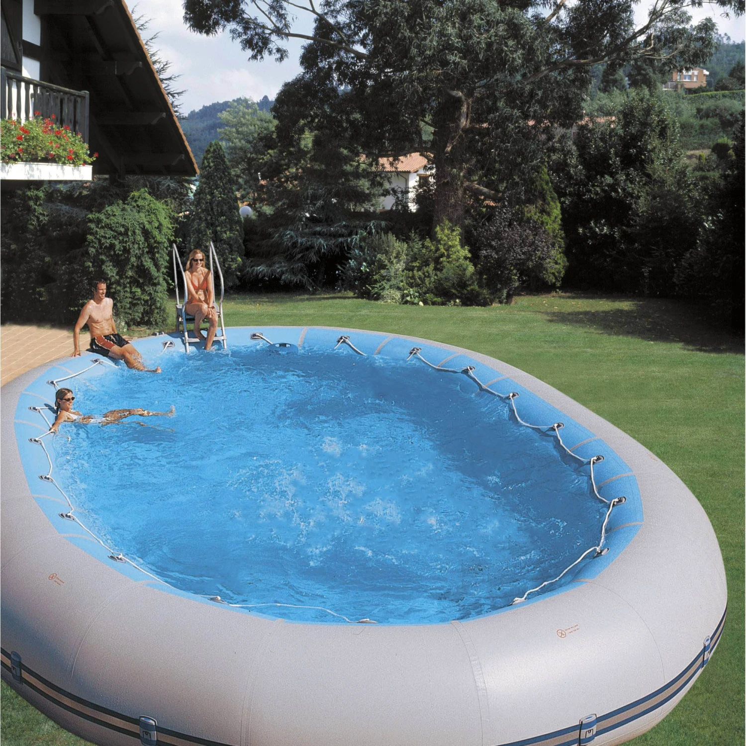 Zodiac Original Ovline 4000, Pool Oval, 730x1120x130 Cm, Komplettset 1 Zodiac Original Ovline 4000, Pool Oval, 730x1120x130 Cm, Komplettset