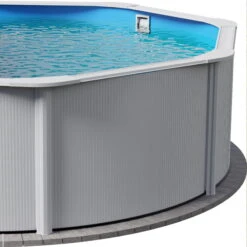 Neu eingetroffen -Pool Welt Verkaufe Planet Pool Stahlwandpool Classic weiss blau MS 02