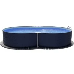 Stahlwandpool Achtform 470x300x120 Cm, Stahl 0,4 Mm Anthrazit, Folie 0,4 Mm Sand, Einhängebiese 19 Stahlwandpool Achtform 470x300x120 Cm, Stahl 0,4 Mm Anthrazit, Folie 0,4 Mm Sand, Einhängebiese -Pool Welt Verkaufe S81081MSVS S81083MSVS Stahlwandbecken Achtform Athrazit Sand 08 n