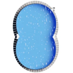 Stahlwandpool Achtform 540x350x120 Cm, Stahl 0,4 Mm Anthrazit, Folie 0,4 Mm Sand, Einhängebiese 20 Stahlwandpool Achtform 540x350x120 Cm, Stahl 0,4 Mm Anthrazit, Folie 0,4 Mm Sand, Einhängebiese -Pool Welt Verkaufe S81081MSVS S81083MSVS Stahlwandbecken Achtform Athrazit Sand 09 n 1