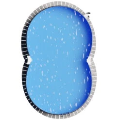 Stahlwandpool Achtform 470x300x120 Cm, Stahl 0,4 Mm Anthrazit, Folie 0,4 Mm Sand, Einhängebiese 20 Stahlwandpool Achtform 470x300x120 Cm, Stahl 0,4 Mm Anthrazit, Folie 0,4 Mm Sand, Einhängebiese -Pool Welt Verkaufe S81081MSVS S81083MSVS Stahlwandbecken Achtform Athrazit Sand 09 n