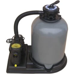 Waterman Stahlwandpool Set (9-teil) Halbhoch Achtform Costa-Rica 725x460x150cm, Stahl 0,8mm Weiß Folie 0,6mm -Pool Welt Verkaufe Sandfilteranlage SF152