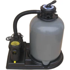 Waterman Sandfilteranlage 11 M³/h Pumpenleistung, 6-Wege-Verrohrungs- Ventil, 75Kg Sand