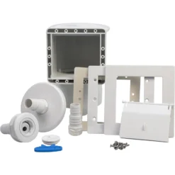 Einbauskimmer Komplett Set Mit Rücklaufdüse, Dichtung Und Teflonband