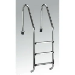 SUMMER FUN Poolleiter Edelstahl Für Tiefbecken Mit 120 Cm Höhe - Weite Stufen