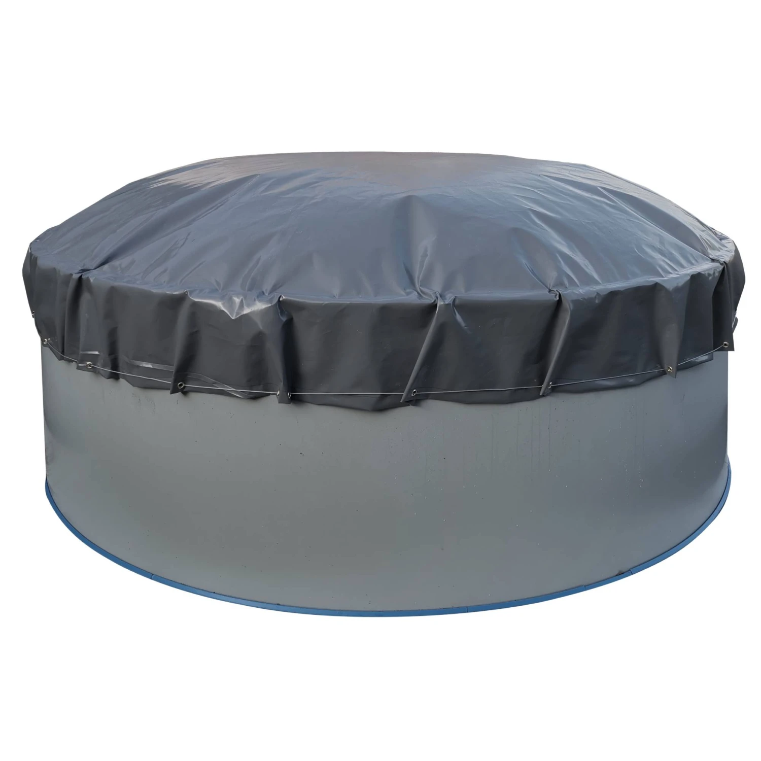 Waterman Luftkissen Poolabdeckung Aufblasbare Abdeckplane Rund Ø 4,5 M Grau/innen Beige Mit Ösen Und Kordelzug 1 Waterman Luftkissen Poolabdeckung Aufblasbare Abdeckplane Rund Ø 4,5 M Grau/innen Beige Mit Ösen Und Kordelzug